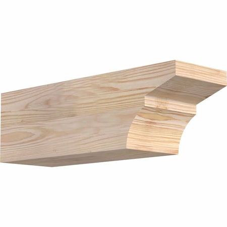 Ekena Millwork Monterey Smooth Rafter Tail, Douglas Fir, 5 1/2"W x 6"H x 18"L RFT06X06X18MON00SDF